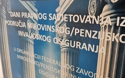 Dani pravnog savjetovanja u Mostaru i Sarajevu u periodu od 15. septembra do 15. oktobra 2025.