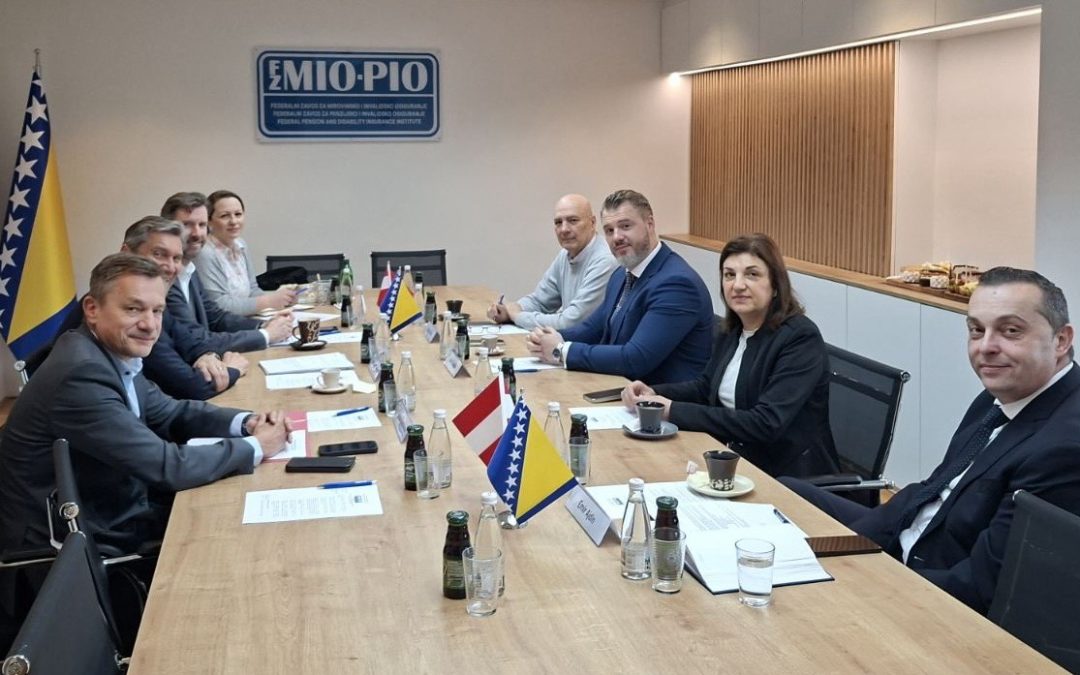 Radni sastanak izaslanstava Federalnog zavoda PIO i PVA- nositelja osiguranja iz  Republike Austrije