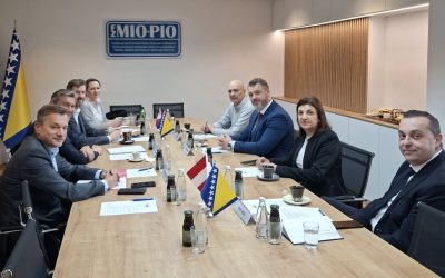 Radni sastanak izaslanstava Federalnog zavoda MIO i PVA- nositelja osiguranja iz  Republike Austrije