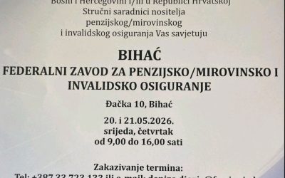NAJAVA: Međunarodni savjetodavni dani s nosiocem osiguranja iz Republike Hrvatske