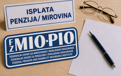 Isplata penzija za maj u petak, 5. juna 2026. godine
